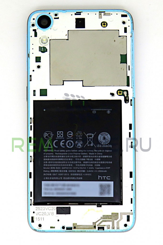 Замена дисплейного модуля HTC Desire 626