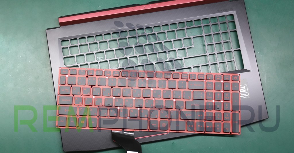Замена клавиатуры Acer Nitro 5